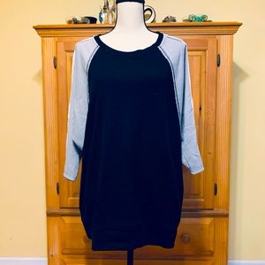 Oversized Umgee batwing waffle knit top